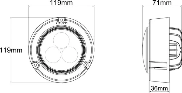 Kramp - LA10415 - Arbeitsleuchte LED