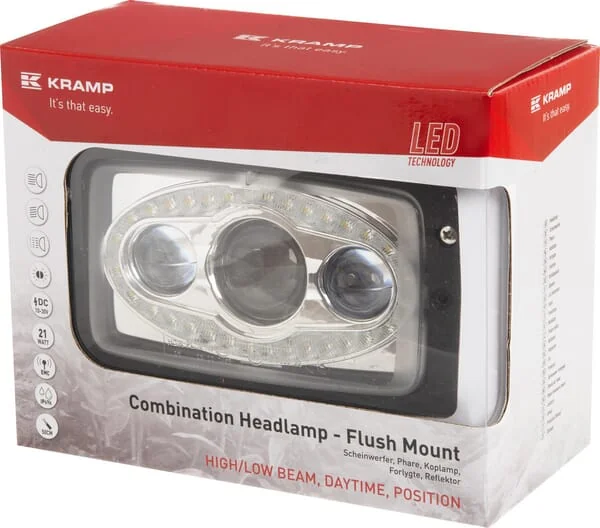 Kramp - LA10422 - Headlight LED, 24/22W, Kramp