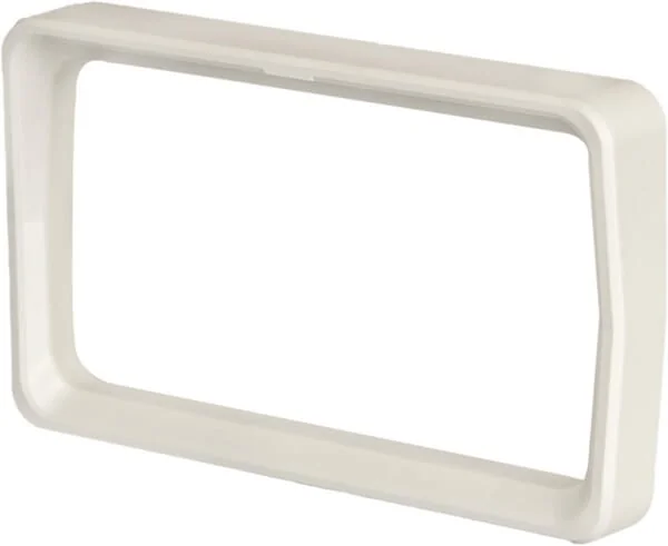 Kramp - LA104WFR - Frame For Work Light, Rectangular, White, 158x23x95mm