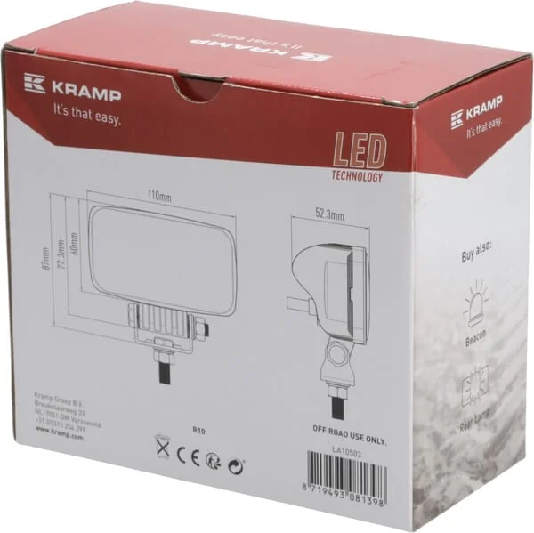 Kramp - LA10502 - Work Light Indirect 15W 1000LM