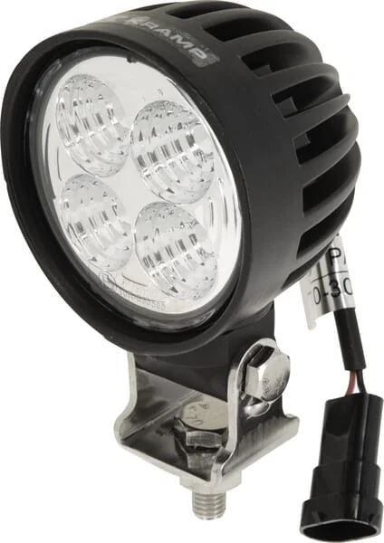 Kramp - LA10551SP - LED Work Light 40W Round White 10/30V AMP Plug Spot Beam 360 Degrees