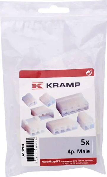 Kramp - LA180901 - Plug Housing 4 Pole, Male