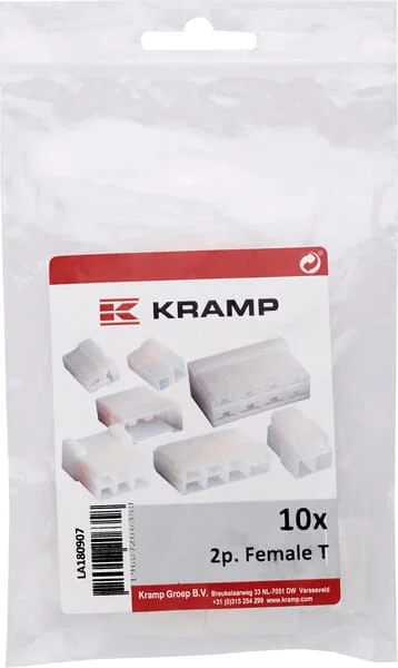 Kramp - LA180907 - Plug Housing 2 Pole, T, Female