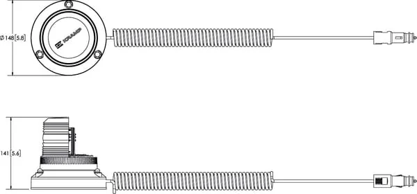 Kramp - LA20006 - Beacon 27W Magnetic