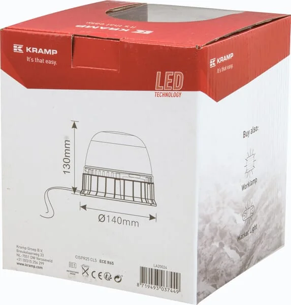 Kramp - LA20024 - Beacon LED, Bolt On, EMC