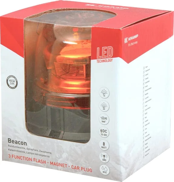 Kramp - LA20026 - Beacon LED, Magnetic With Plug EMC