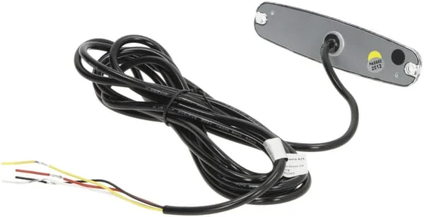 Kramp - LA200763M - Flashing Warning Light LED, Rectangular, 10/30V, Orange, 130x30x7mm, 6 LEDs