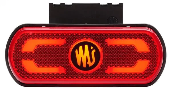 Kramp - LA30081 - Marker Light LED, Red, Rectangular, 12-24V, 133.8x53x25mm, Safety Line