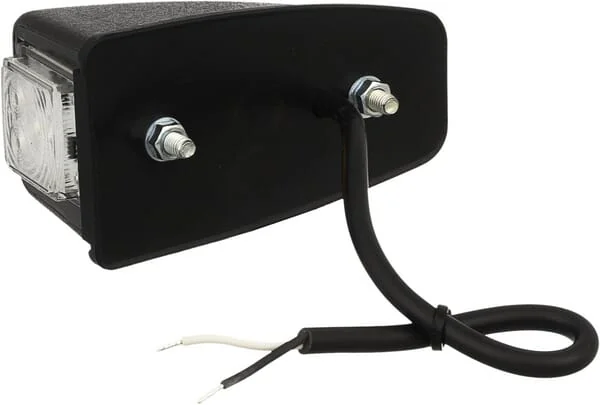 Kramp - LA30151 - Marker Light LED, 0.5/1W, Square, 12/24V, White, 100x53x46mm, 3 LEDs