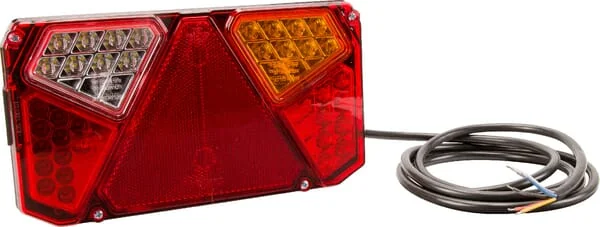 Kramp - LA40005 - Multifunction Rear RH Light LED, Rectangular, 12-24V, 242x134x36.5mm