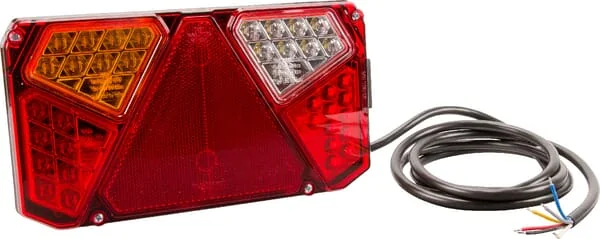 Kramp - LA40007 - Multifunction Rear LH Light LED, Rectangular, 12-24V, 242x134x36.5mm