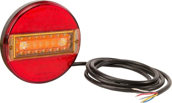 Kramp - LA40013 - Multifunction Rear Light LED, Round, 12-24V, Diameter 140mm