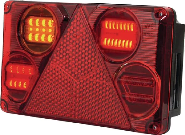 Kramp - LA40025 - Multifunction Rear LH Light LED, Rectangular, 12-24V, 232x142x59mm, Kramp