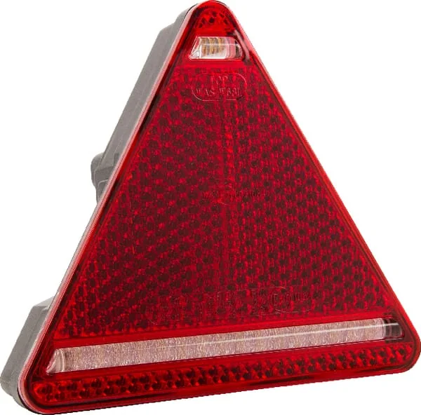 Kramp - LA40028 - Multifunction Rear LH Light LED, Triangular, 12-24V, 163x144x38.8mm, 5-Pin