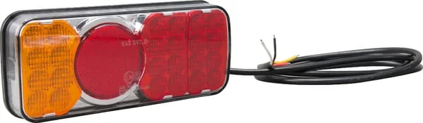 Kramp - LA40029 - Multifunction Rear Light LED, Rectangular, 12-24V, 200.5x85x40mm