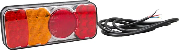 Kramp - LA40033 - Multifunction Rear LH LED Light, Rectangular, 12-24V, 200.5x85x40mm
