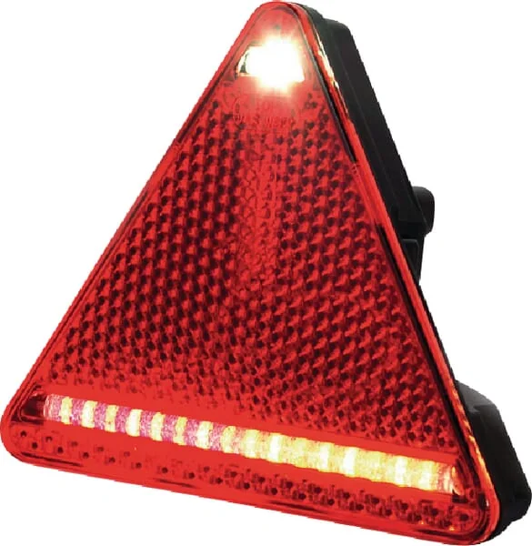 Kramp - LA40049 - Multifunction Rear RH Light LED, Triangular, 12-24V, 163x144x38.8mm, Kramp