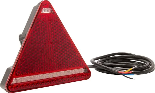 Kramp - LA40049 - Multifunction Rear RH Light LED, Triangular, 12-24V, 163x144x38.8mm, Kramp
