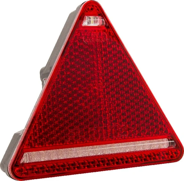 Kramp - LA40050 - Multifunction Rear RH Light LED, Triangular, 12-24V, 163x144x38.8mm, 5-Pin
