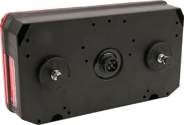Kramp - LA40907 - Multifunction Halogen Rear LH Light Rectangular, 12/24V, 242x134x58mm, 5-Pin