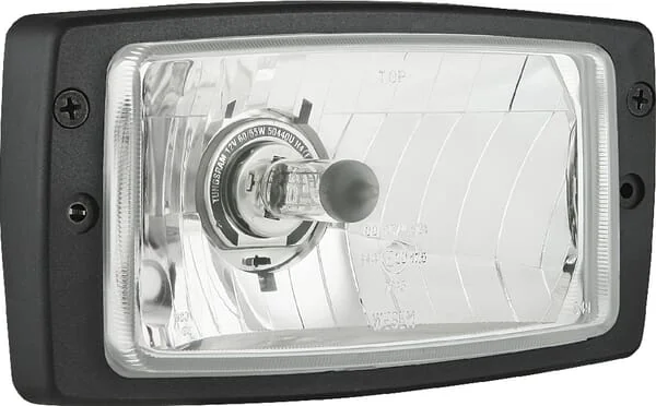 Kramp - LA80157 - Halogen Headlight, Rectangular, 12/24V, 184x102mm