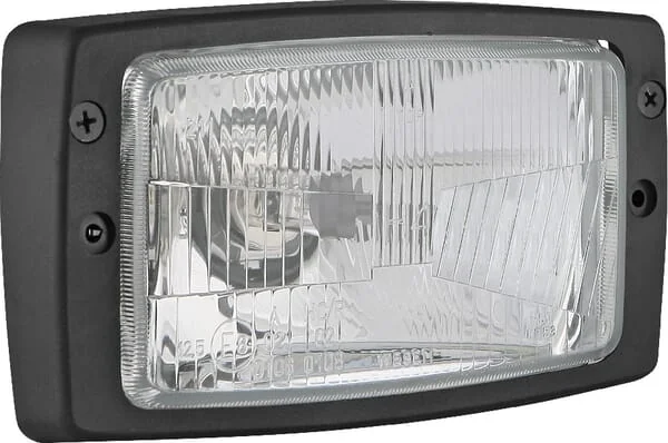 Kramp - LA80161 - Halogen Headlight, Rectangular, 12/24V, 184x102mm