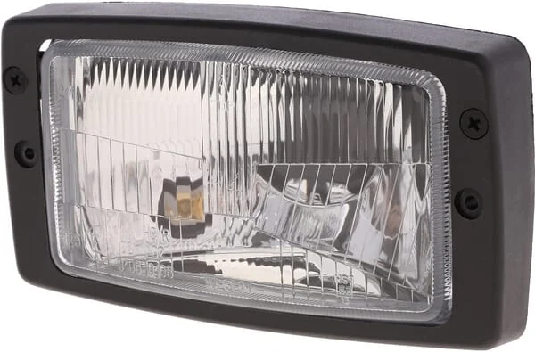 Kramp - LA80162 - Halogen Headlight, Rectangular, 12/24V, 184x102mm