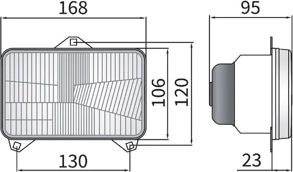 Kramp - LA80166 - Head Lamp H4