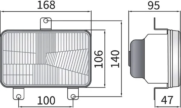 Kramp - LA80167 - Head Lamp H4
