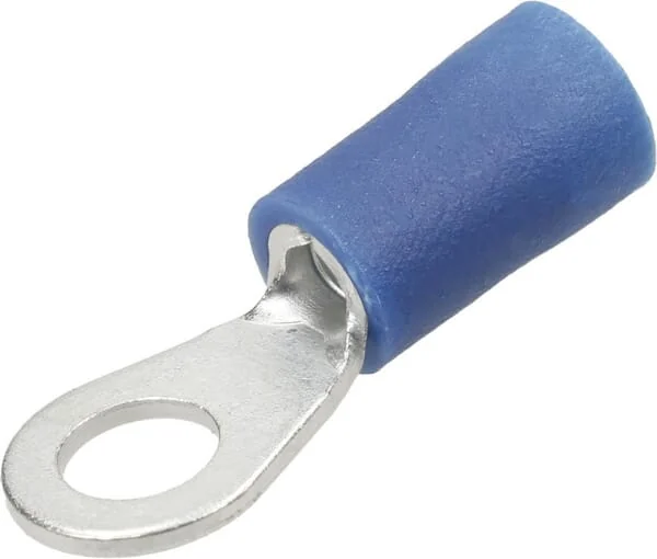 Kramp - LA9040KR - Ring Connector, Blue, 1.5-2.5mm² Diameter 4mm 100 Pcs