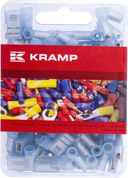 Kramp - LA9094KR - Female Switch Plate, Blue, 1.5-2.5mm² 6.3x0.8mm 100 Pcs