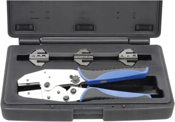 Kramp - LAT2001ASS1KR - 9" Pliers For Crimping Aluminum And Steel with 3 Clamping Dies