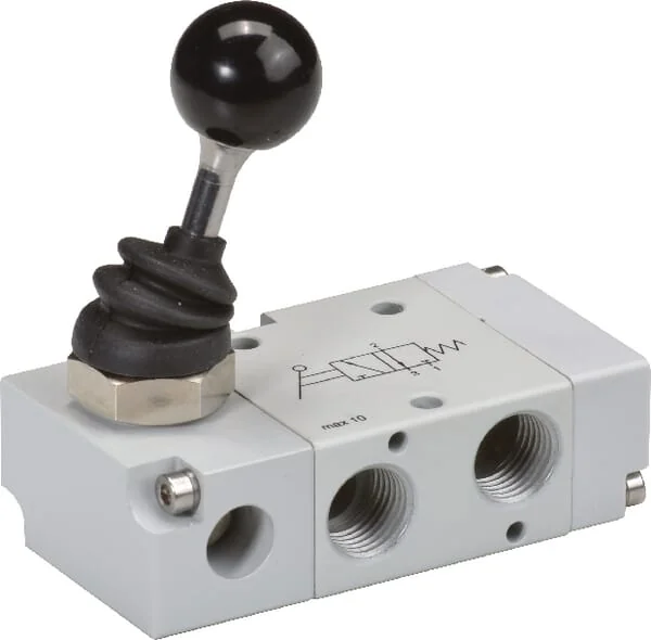 Kramp - MAL32B18 - Kramp 3/2 Valve, Lever 1/8"