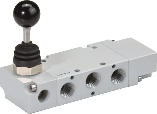 Kramp - MAL53B14PC - Kramp 5/3 Valve, Lever 1/4"