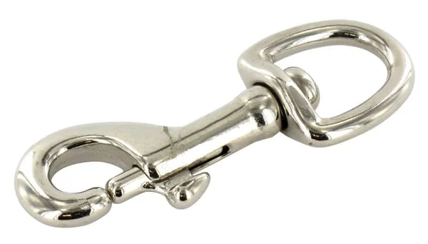 Kramp - MK20L - Carabiner With Ring Galvanized 3/4