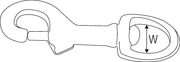 Kramp - MK20RVS - Swivel Snap, V2A 16 mm