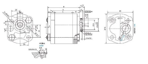 Kramp - MPP32D - Kramp MPP Pump 3.2 cc D gr.1