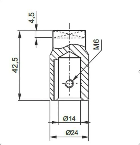 Kramp - MPP9MC71 - Kramp MPP Motor Coupling for EM71 B14