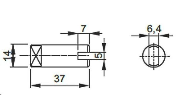 Kramp - MPP9MC80 - Kramp MPP Motor Coupling for EM80 B14