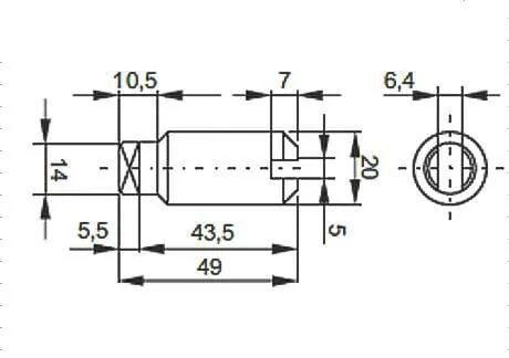 Kramp - MPPDCMC2200TP - Kramp MPP Drive Coupling–2200/mt1
