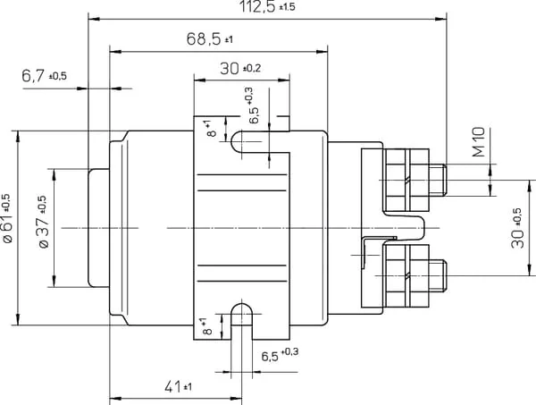 Kramp - MPPDCMR24VHD - Kramp MPP DC Motor Relay 24V - 300A