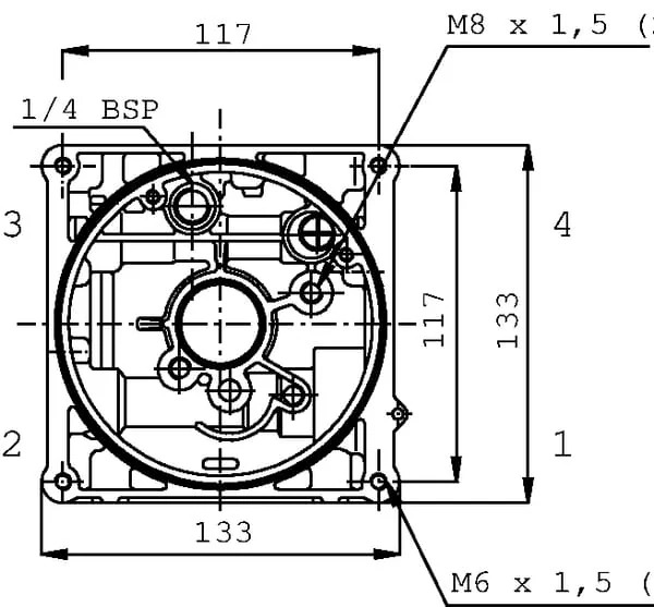 Kramp-mppifa1 - MPP Flange 3 Cavities