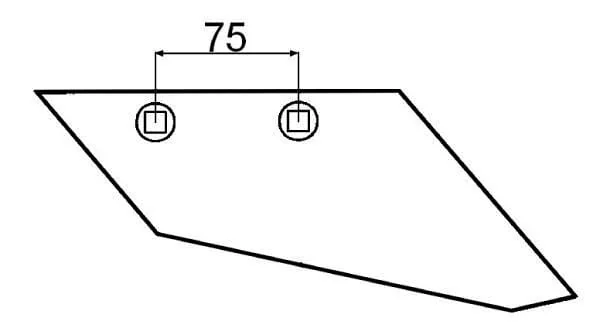Kramp - MSLN - Left Ploughshare