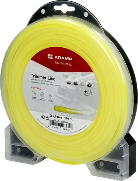Kramp-nl20126rkr - Trimmer line Ø 2mm 126m round yellow Kramp