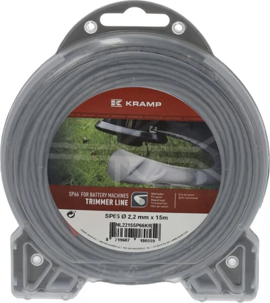 Kramp - NL2215SP66KR - Nylon Trimmer Line SP66 Diameter 2.2x15m Kramp