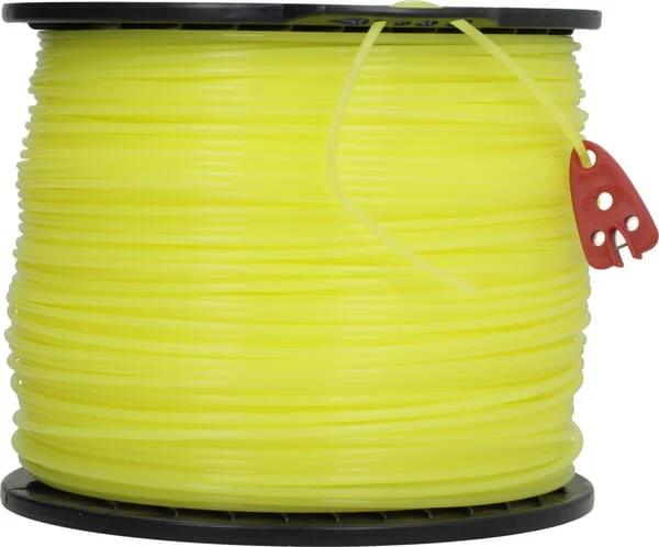 Kramp - NL30281RKR - Trimmer Line Diameter 3 mm 281 m With Round Profile, Yellow, Kramp
