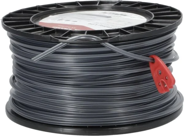 Kramp - NL4072TSKR - Trimmer Line Diameter 4mm 72m Square Titanium Power Grey Kramp