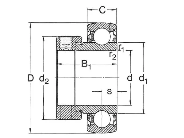 Kramp - NWB01121 - Kramp Bearing