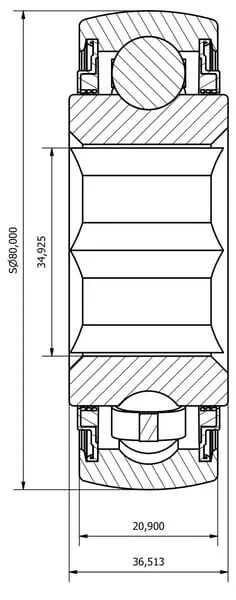 Kramp - NWB01240 - Bearing