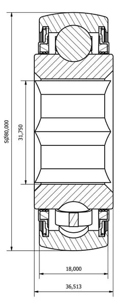 Kramp - NWB09544 - Bearing